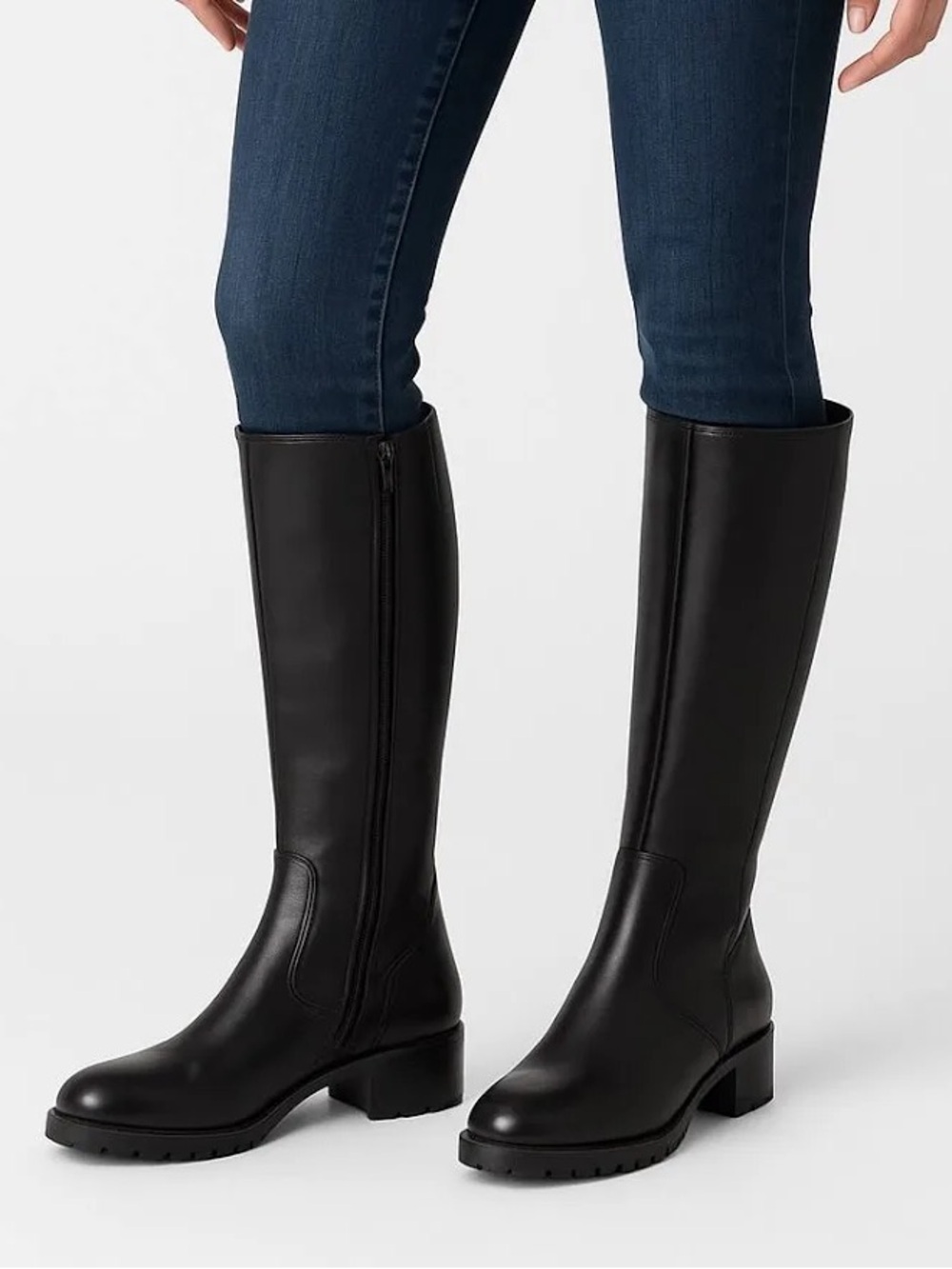 Donald Pliner Bixbi Tall Leather Riding Boots